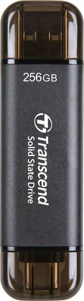 Kietasis diskas TRANSCEND ESD310C 256GB išorinis SSD diskas ESD310C USB 3.0 10GB/s, C/A tipo, greitis 1K MB/s