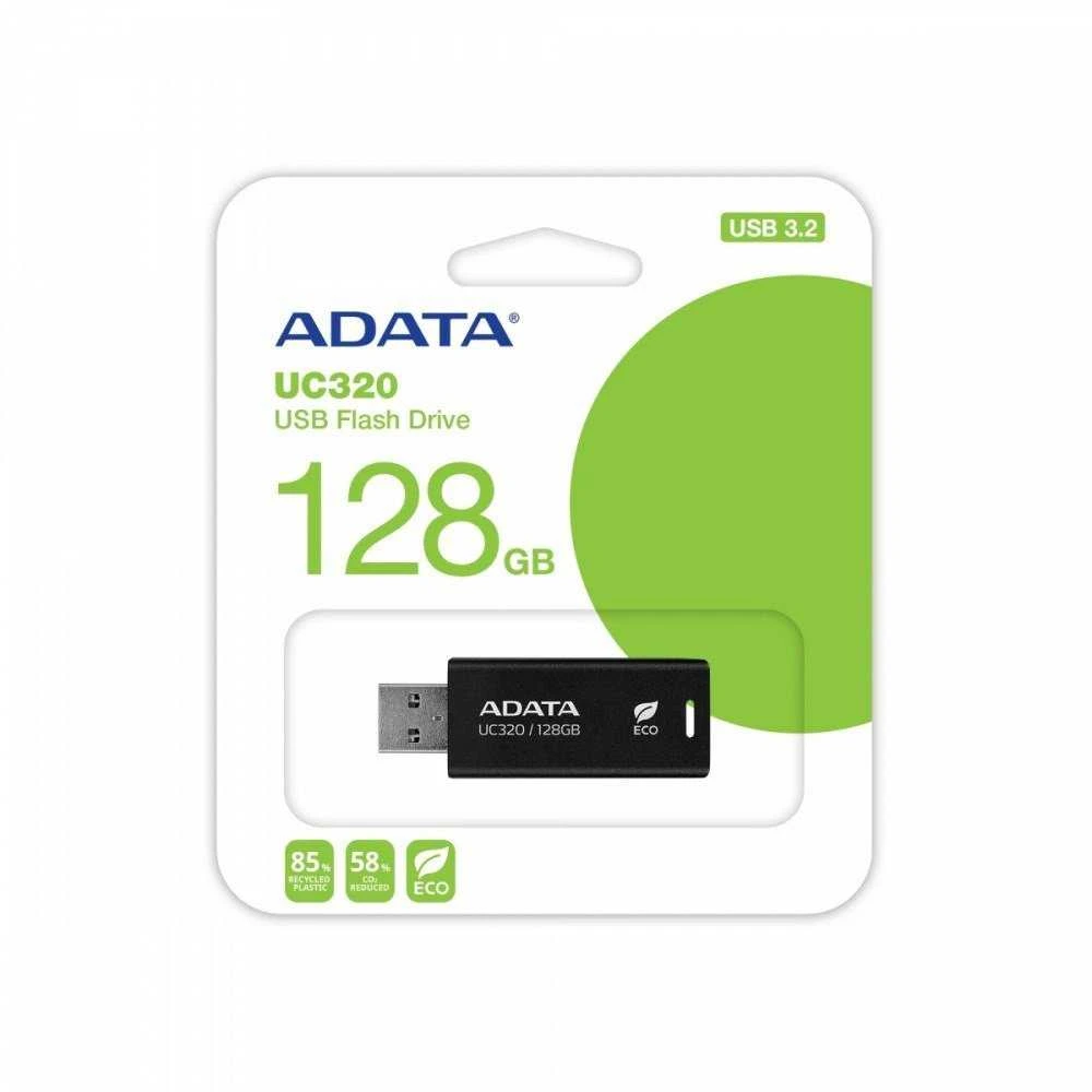 ADATA USB atmintinė UC320 128GB USB3.2-A Gen1 juoda