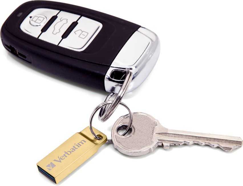 USB raktas Verbatim 32GB, 25MB/s, auksinis / V99105