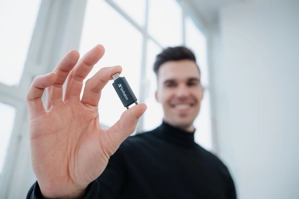 Verbatim Pendrive 64GB USB-C juodos spalvos 49458