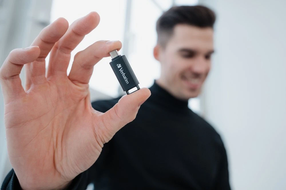 Verbatim Pendrive 64GB USB-C juodos spalvos 49458