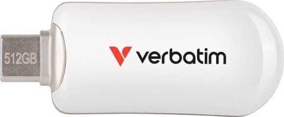 Atmintukas „Verbatim Plectra 512GB USB-C“, baltas, 30231