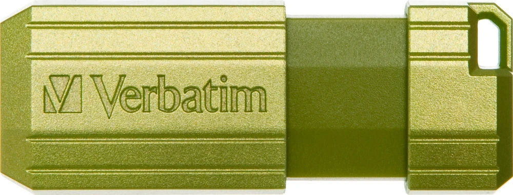 „Verbatim“ USB atmintinė, USB 2.0, 64 GB, Store,N,Go PinStripe, žalia, 49964, skirta duomenų archyvavimui