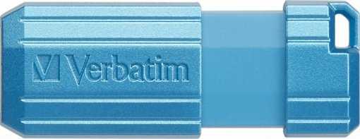 „Verbatim“ USB atmintinė, USB 2.0, 128 GB, Store,N,Go PinStripe, mėlyna, 49461, skirta duomenų archyvavimui