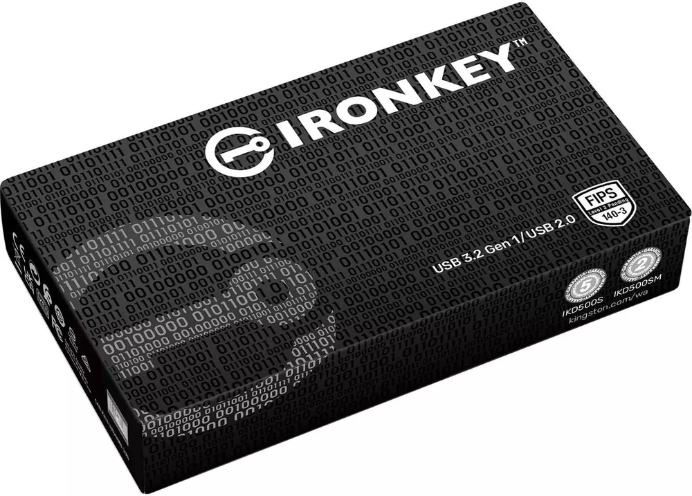 Kingston IronKey D500S 32GB FIPS 140-3 Level 3 256bit
