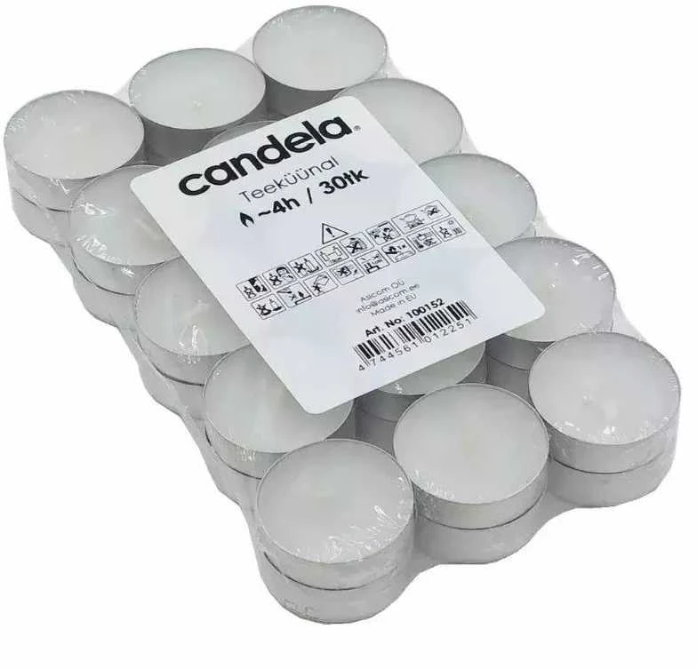 Candela arbatinės žvakės 30 vnt.