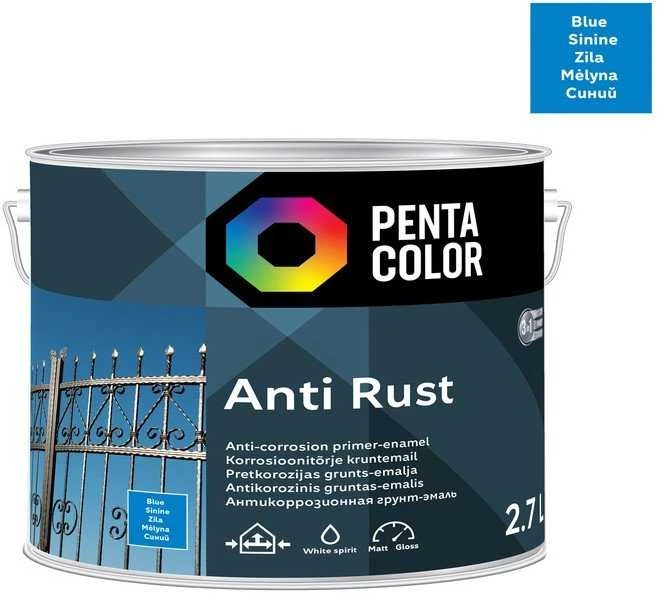 Pentacolor ANTICOR PAINT ANTI-RUST MĖLYNA 2,7L