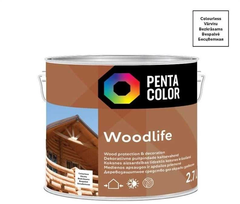 Pentacolor CLEAR WOOD IMPREGNATOR WOODLIFE 2,7 L