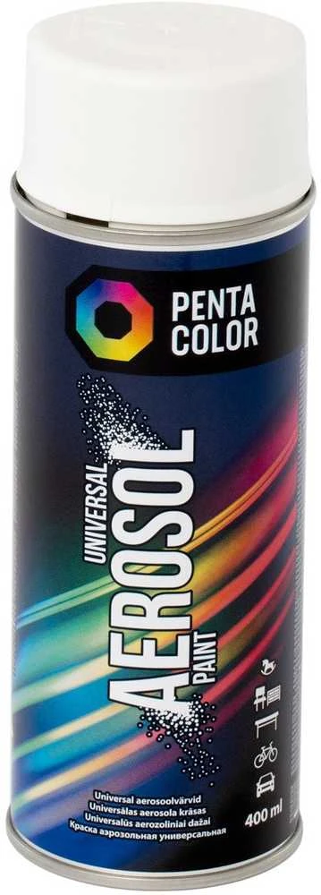 Pentacolor PAINT AEROS PENTA Baltas MAT 400ML R-9010