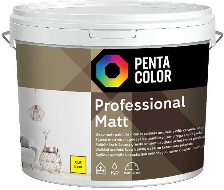 Dažų bazė Pentacolor Professional Matt, emulsija, visiškai matinė, 3 l