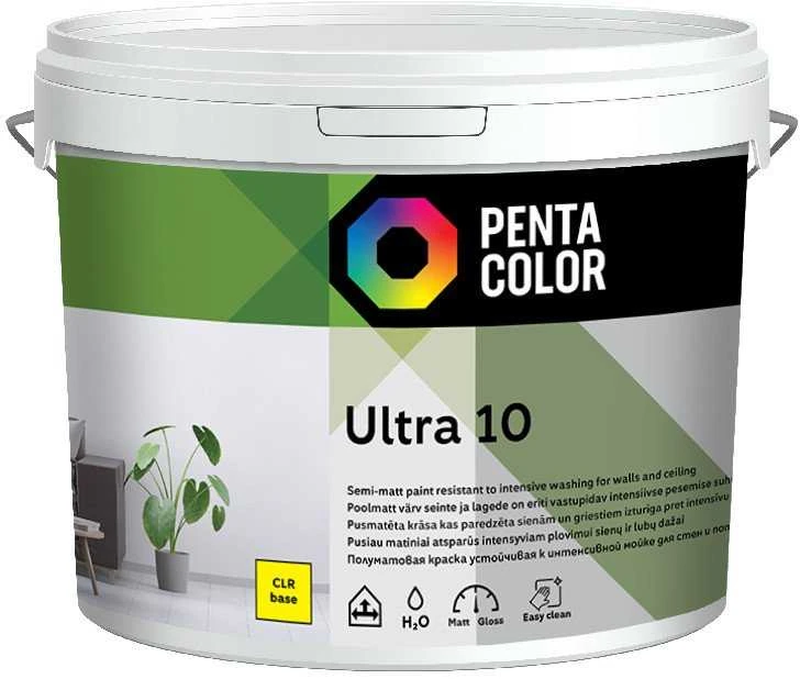 Pentacolor EMULINIAI DAŽAI PENTACOLOR ULTRA 10 SPALVINGI 5L