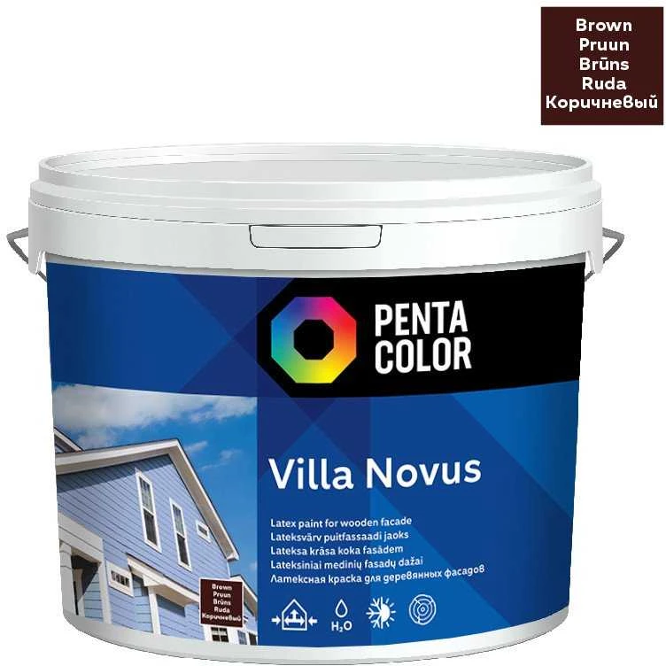Pentacolor FASADINIAI DAŽAI VILLA NOVUS ŠOKOLADINIS SPALVINGAS