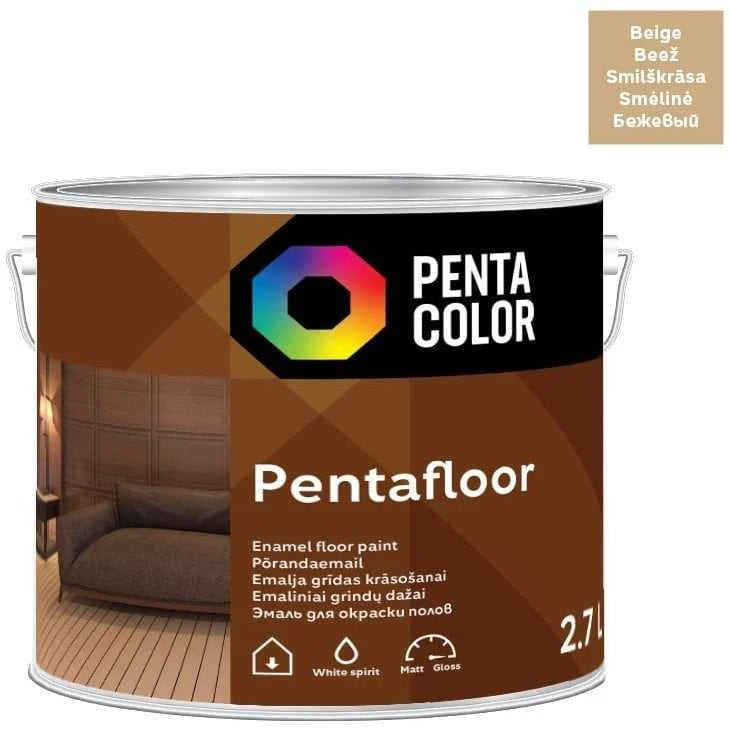 Pentacolor smėlio spalvos grindų dažai 2,7 l