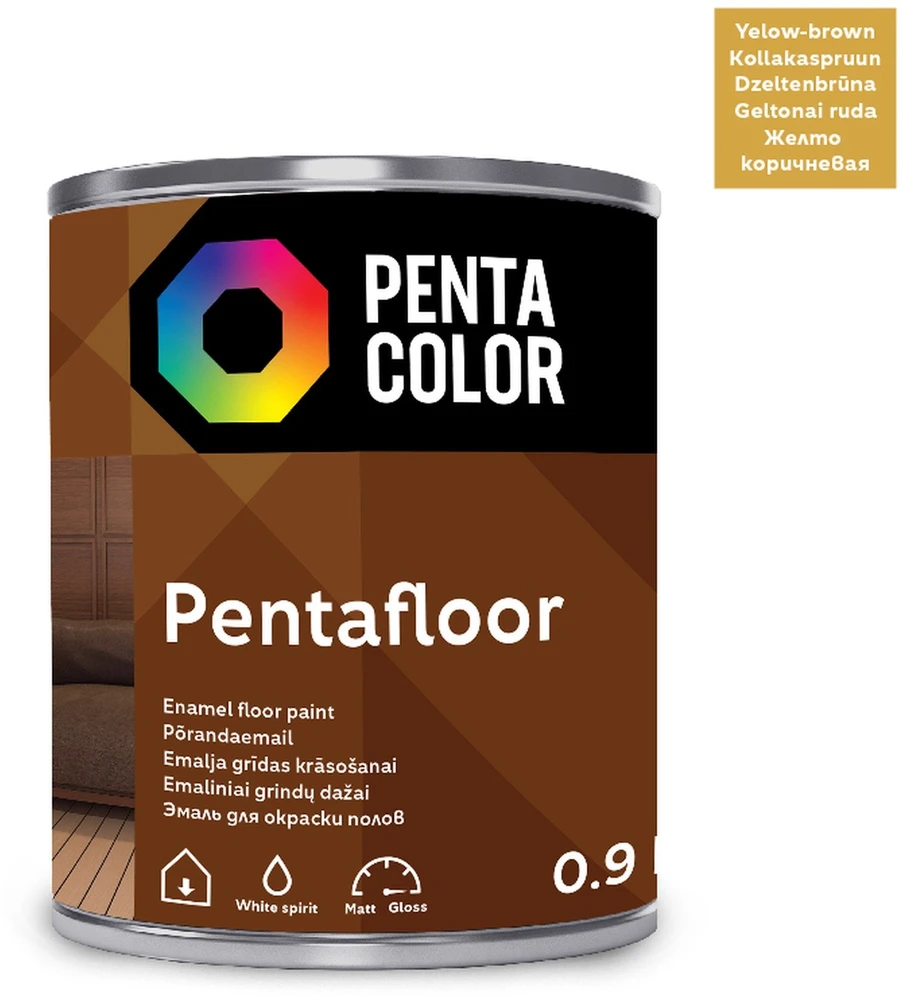 Pentacolor FLOOR PAINT PENTAFLOOR YELLOWISH BROW