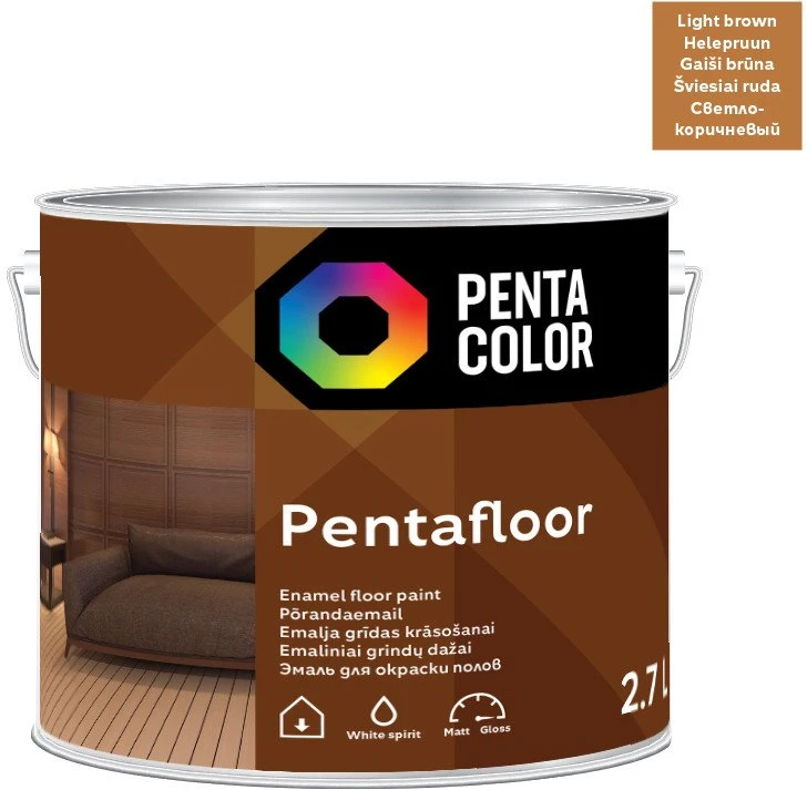 Pentacolor FLOOR PAINT PENTAFLOOR LIGHT BROWN 2,