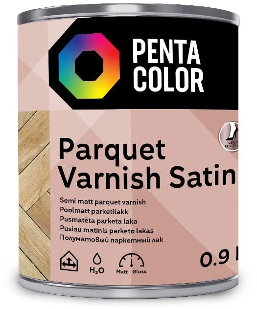 Pentacolor PUSIAU MATINIS AKRILINIS PARKETO LAKAS 0,9