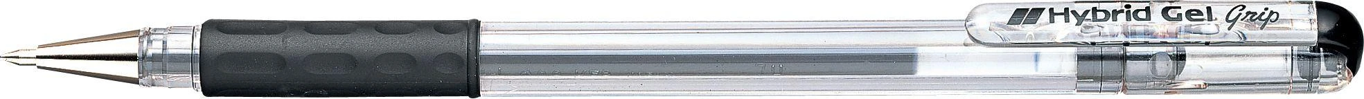 Gelinis rašiklis PENTEL HYBRID GEL GRIP K116, 0,7 mm, juoda