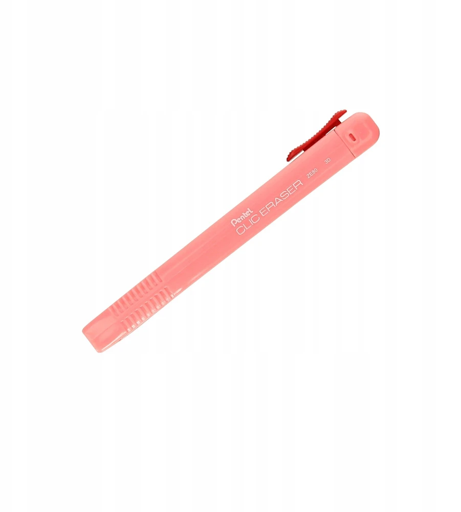 Pentel Clic Eraser Ze80 ištraukiama trintukas, rožinis dėklas