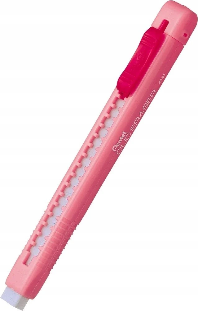 Pentel Clic Eraser Ze80 ištraukiama trintukas, rožinis dėklas