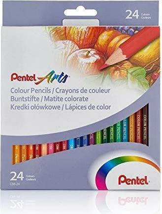 Pieštukai spalvoti PENTEL ARTS CB8 24 spalvų