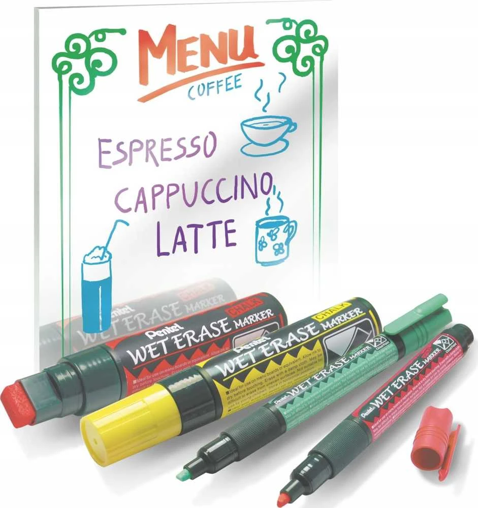 Pentel Marker kredowy Jumbo SMW56 violetinė, Violetinis