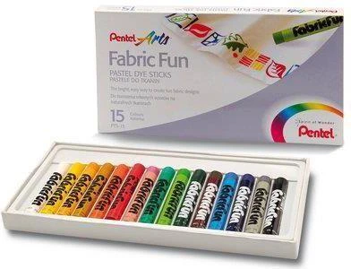 Pastelės audiniams PENTEL ARTS PTS 15 spalvos