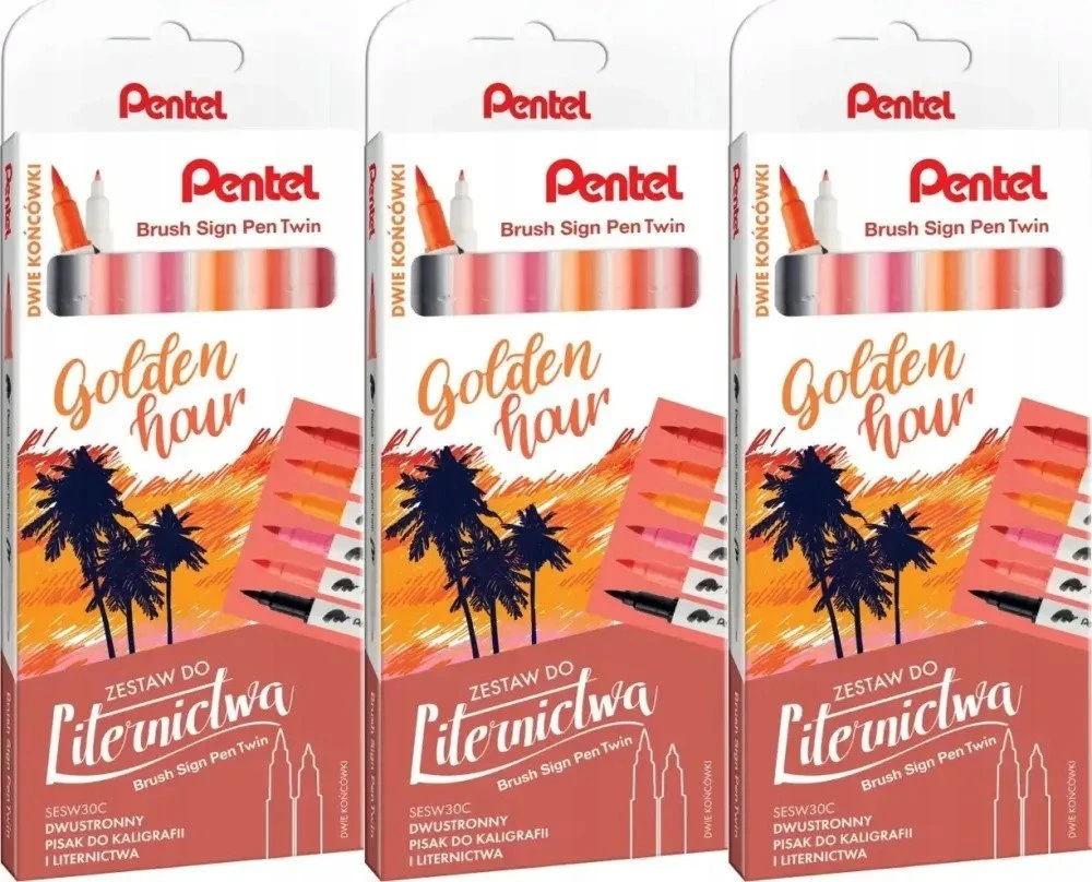 Pentel Pisaki Sign Pen Twin SESW3