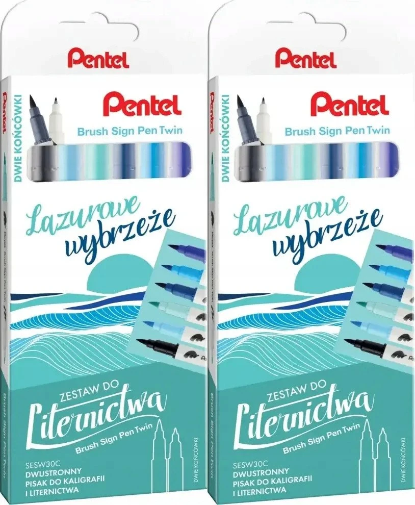 Pentel Pisaki Sign Pen Twin SESW3
