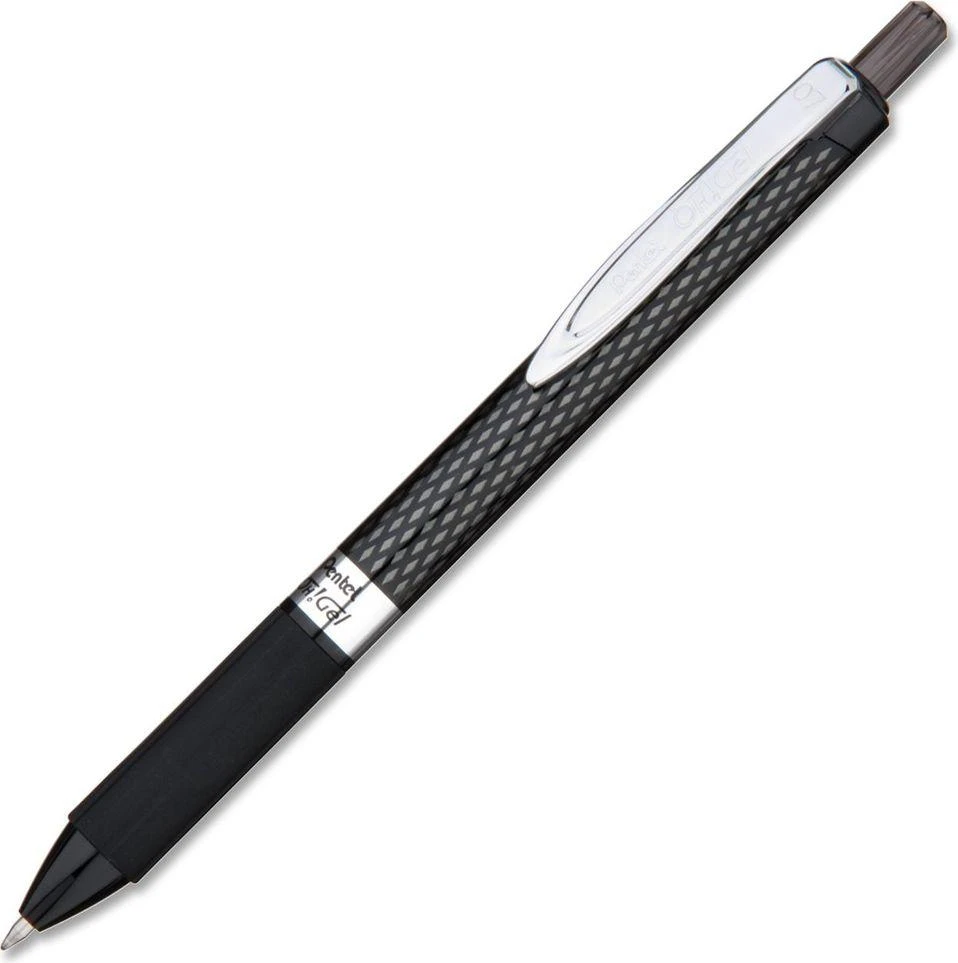 Automatinis gelinis rašiklis PENTEL OH!GEL, 0,7 mm., juoda