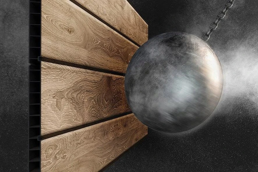 Sodo sandėliukas Keter Penthouse Signature Collection 7x7, uosio (ashwood) spalvos