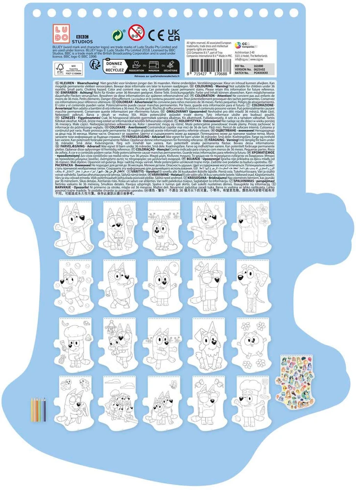 Penword Ccg Mz Import CCG spalva. MĖLYNA 20 arkų + 6 kreidos + nakl 161000 70688
