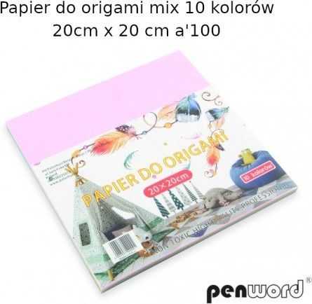 Origami 20x20/ 100l Penword įv.spalvų