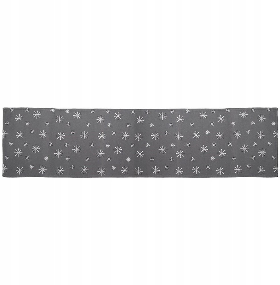 Pepco Orion stalo bėgiklis Kalėdoms 130x32 cm sidabrinė snaigė