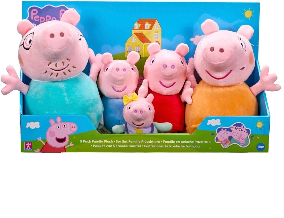 Peppa Pig PEPPA FAMILY PLUSH 5PK