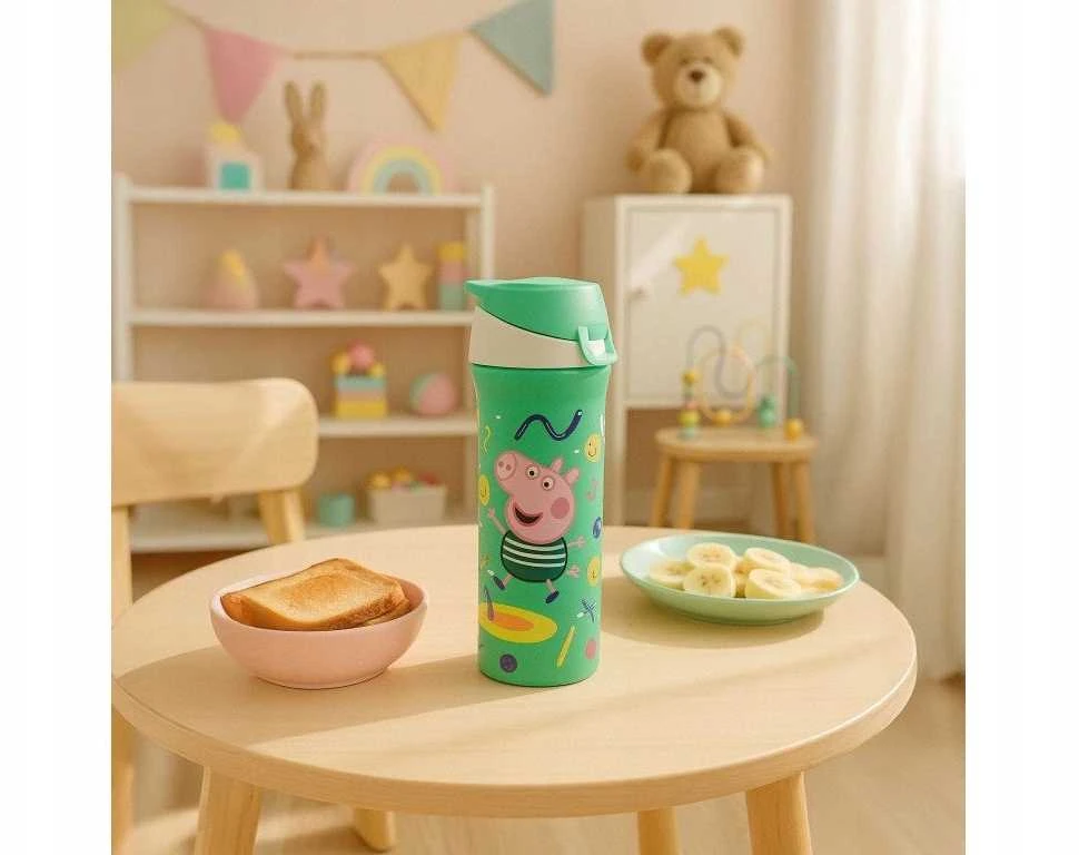Vandens butelis Peppa Pig Pop, 500 ml, KOZIOL