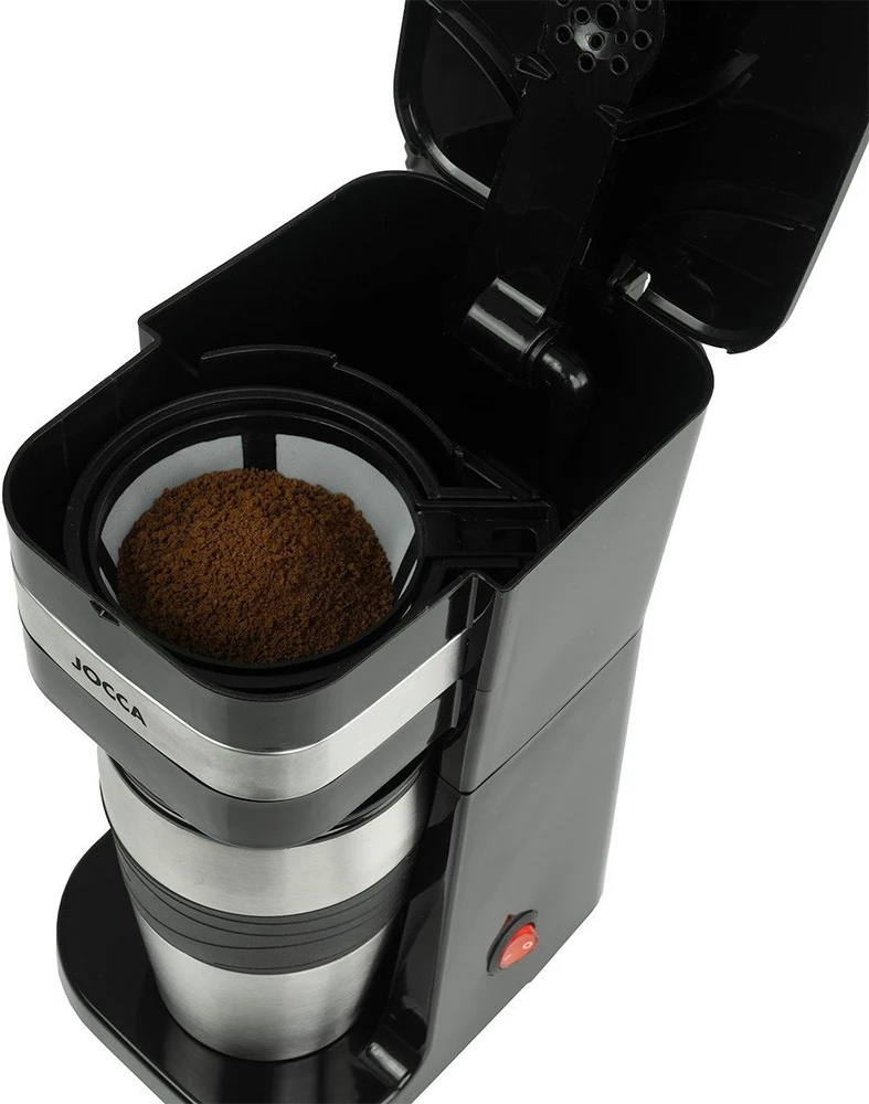 Jocca perfiltravimo kavos aparatas su termo puodeliu 750 W, juodas