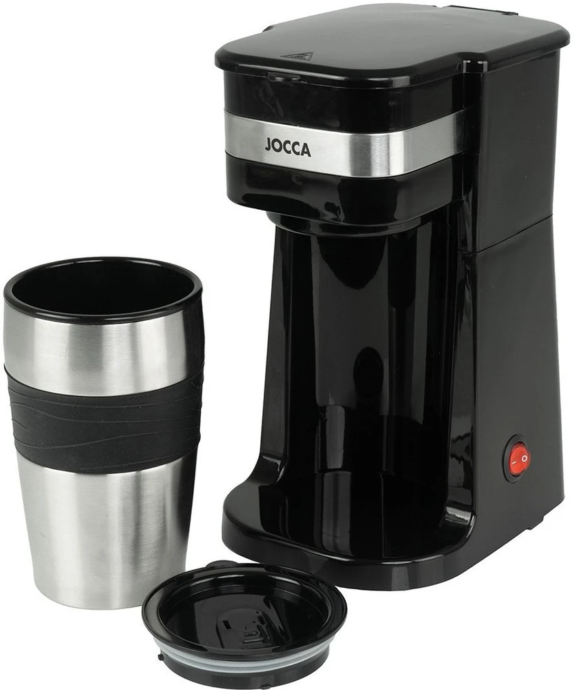 Jocca perfiltravimo kavos aparatas su termo puodeliu 750 W, juodas