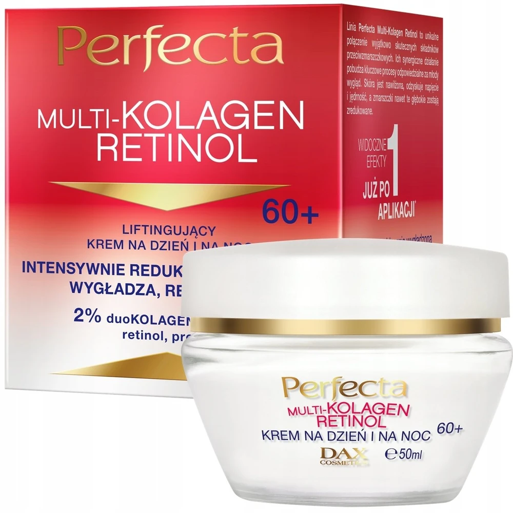 Perfecta PERFECTA_Multikolagen drėkinamasis dienos ir nakties kremas su retinoliu 60+ 50ml