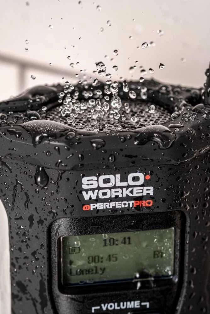 „Radio PerfectPro Perfectpro Soloworker“, asmeninis, skaitmeninis, DAB+, FM, 1,5 W, 1 krypčių, 3,6 cm