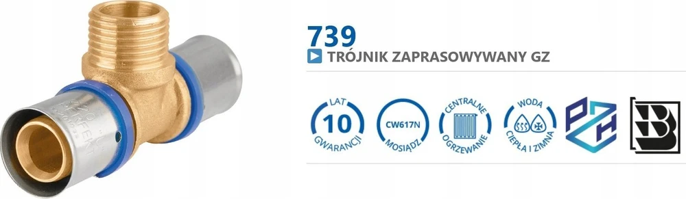 Perfexim 739 PERFEKT SYS. TROJNIK ZAPRAS. TYP U 20x3/4x20 Z