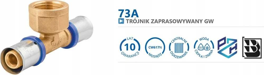 Perfexim 73A PERFEKT SYS. KVIETIMAS TEE. U TIPO 20x3/4x20W