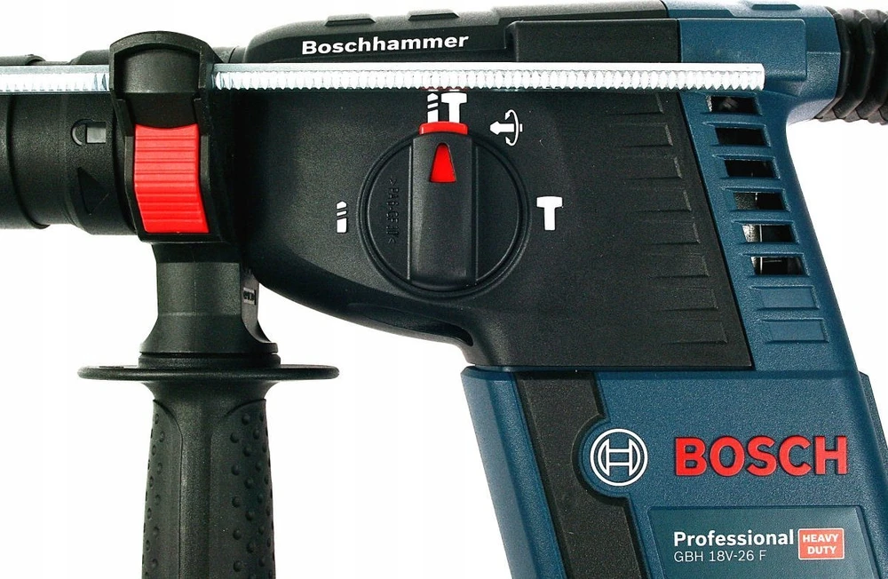 Bosch perforatorius GBH 187-LI; 18 V; 2,4 J; SDS-plus; 2x5,0 metų.