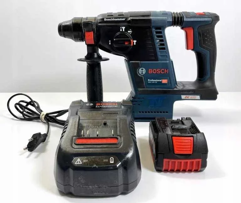 Bosch perforatorius GBH 187-LI; 18 V; 2,4 J; SDS-plus; 2x5,0 metų.