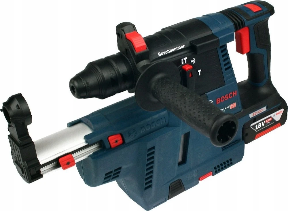 Bosch perforatorius GBH 187-LI; 18 V; 2,4 J; SDS-plus; 2x5,0 metų.