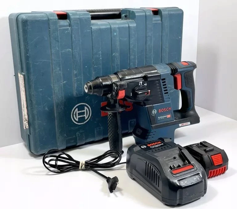 Bosch perforatorius GBH 187-LI; 18 V; 2,4 J; SDS-plus; 2x5,0 metų.
