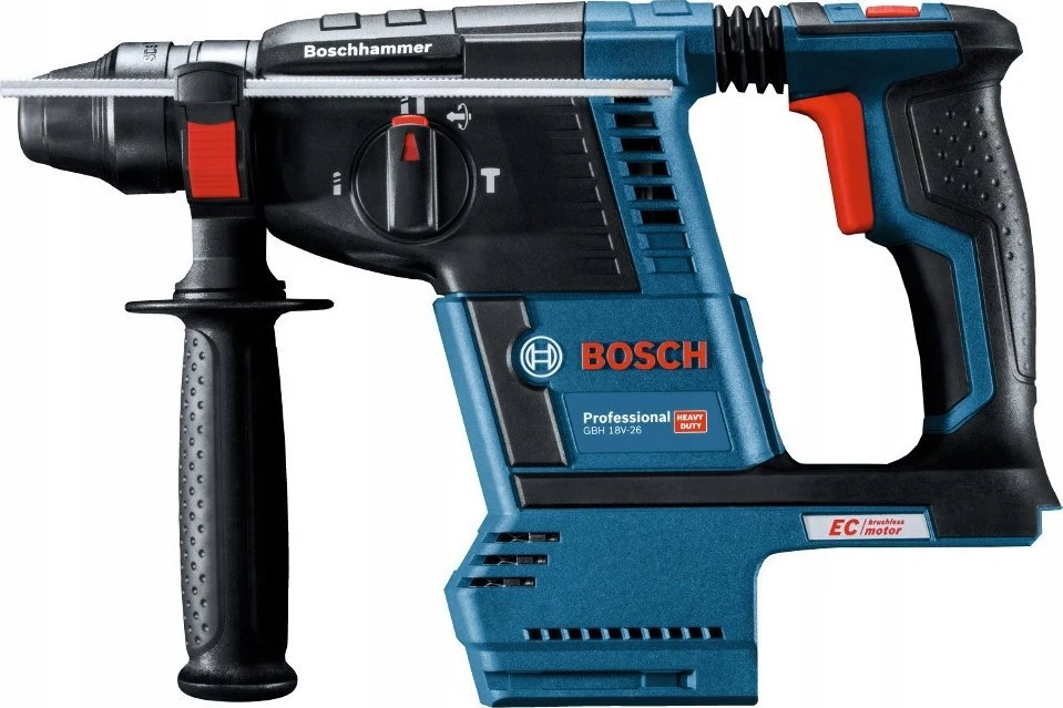 Bosch perforatorius GBH 187-LI; 18 V; 2,4 J; SDS-plus; 2x5,0 metų.