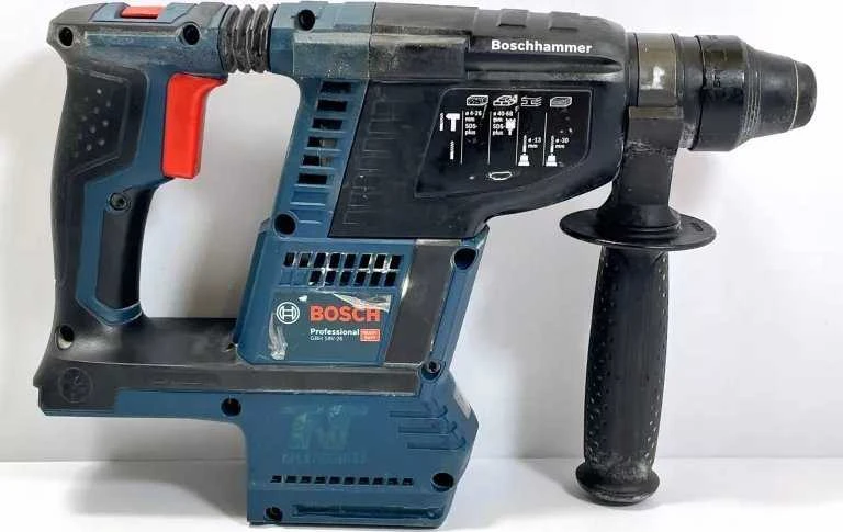 Bosch perforatorius GBH 187-LI; 18 V; 2,4 J; SDS-plus; 2x5,0 metų.