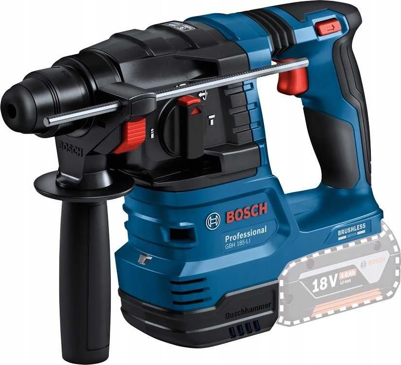 Bosch GBH 185-LI perforatorius su šonine rankena