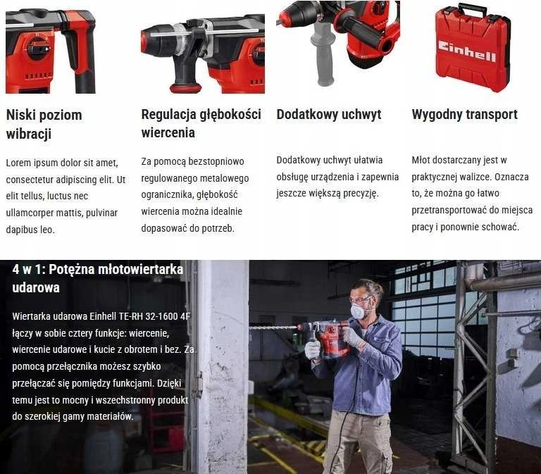 Einhell TE-RH 32-1600 4F Perforatorius