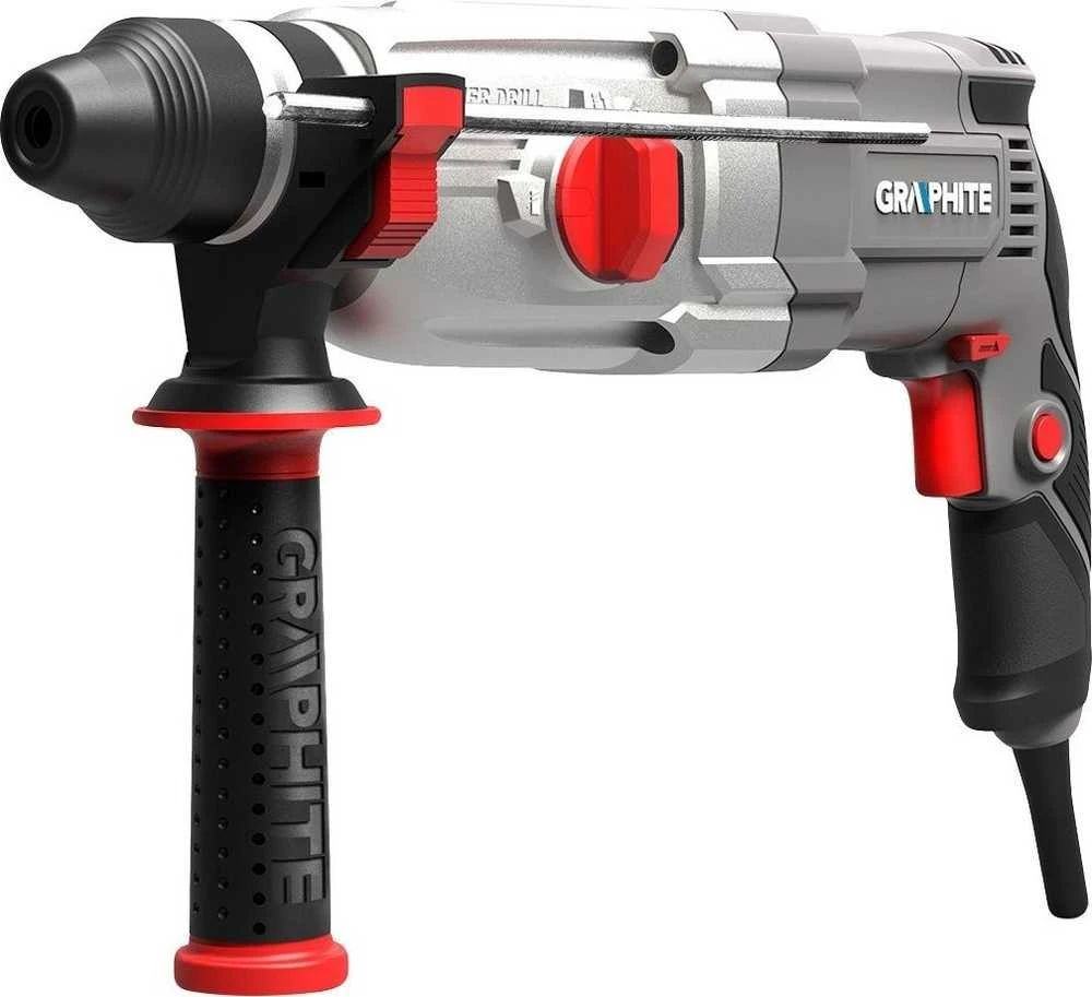 Graphite Perforatorius SDS+ 900 W smūginis gręžtuvas, dėklas
